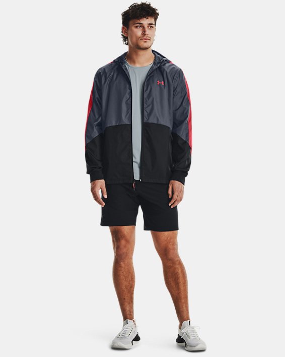 Men's UA Legacy Windbreaker Jacket, Gray, pdpMainDesktop image number 2